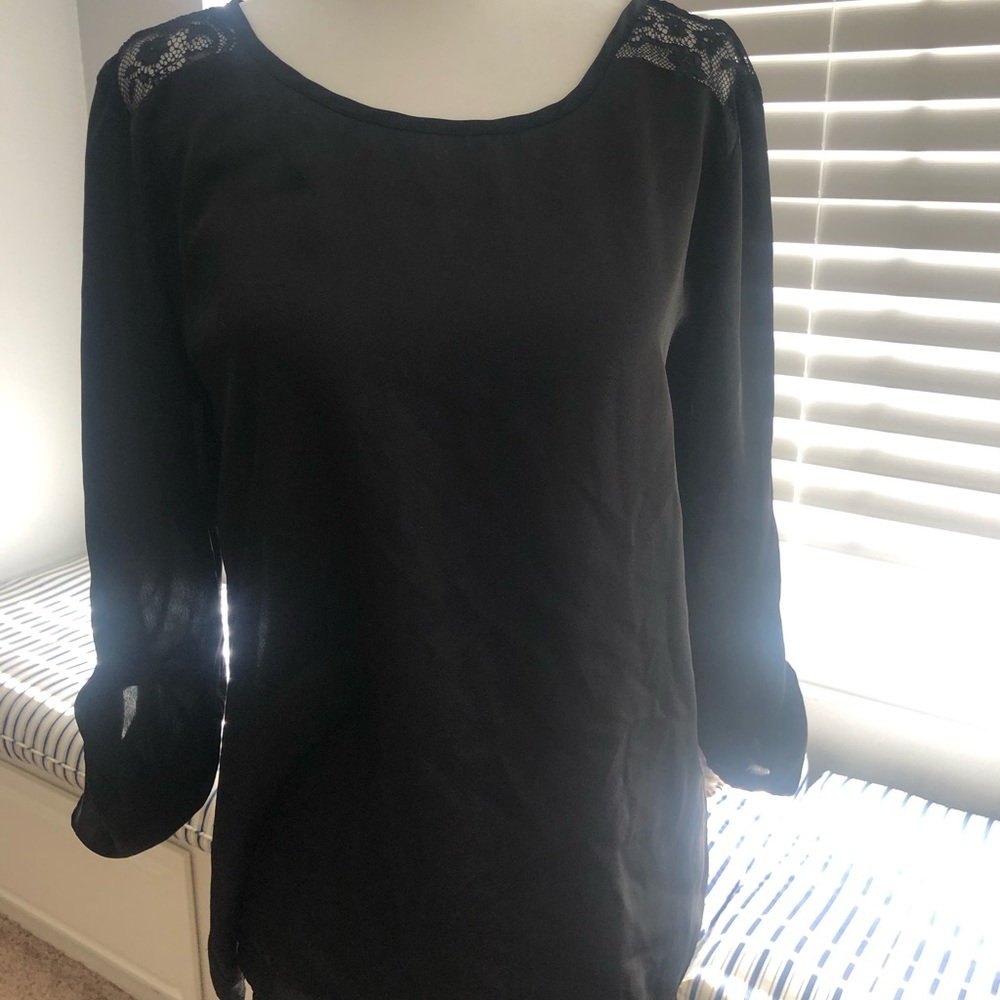 Black dress top
